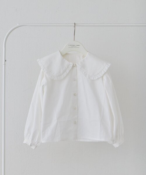 CIAOPANIC TYPY（チャオパニックティピー）の「【KIDS】【フォーマル・セレモニー】BIGカラー襟プリーツワンピースセット（ワンピース・キッズ・グレー・SMALL/MEDIUM）」の7枚目の写真