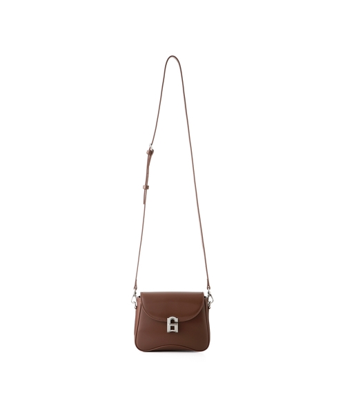 RAINBEE(レインビー)の「DEWY BAG_ DARK BROWN(メッセンジャーバッグ・レディース・ダークブラウン・FREE)」の1枚目の写真