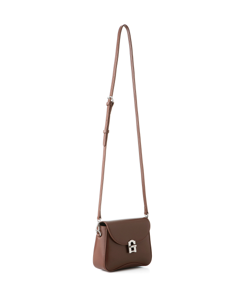 RAINBEE(レインビー)の「DEWY BAG_ DARK BROWN(メッセンジャーバッグ・レディース・ダークブラウン・FREE)」の2枚目の写真