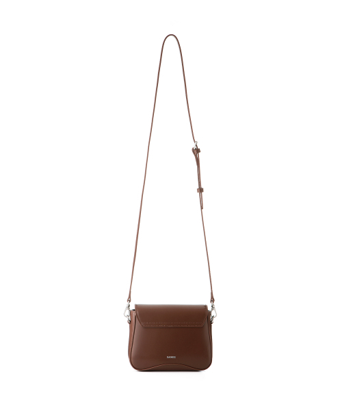 RAINBEE(レインビー)の「DEWY BAG_ DARK BROWN(メッセンジャーバッグ・レディース・ダークブラウン・FREE)」の4枚目の写真