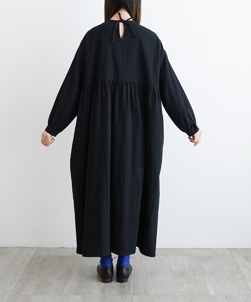 オオカミとフクロウ（オオカミとフクロウ）の「オオカミと虹の始まりと白綿と“ワンピース”（ワンピース・レディース・ダークグリーン/ブラック・FREE）」の9枚目の写真