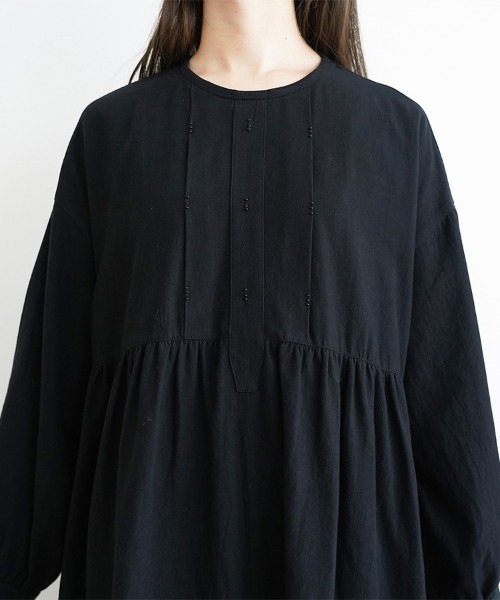 オオカミとフクロウ（オオカミとフクロウ）の「オオカミと虹の始まりと白綿と“ワンピース”（ワンピース・レディース・ダークグリーン/ブラック・FREE）」の14枚目の写真