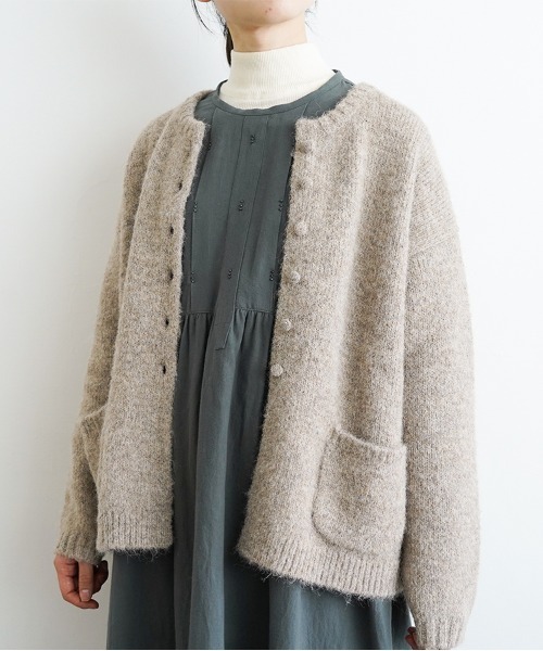 オオカミとフクロウ（オオカミとフクロウ）の「オオカミと虹の始まりと白綿と“ワンピース”（ワンピース・レディース・ダークグリーン/ブラック・FREE）」の18枚目の写真