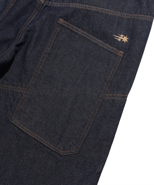 NICE GHOST CLUB（ナイスゴーストクラブ）の「LAYERED WASHED JEANS_INDIGO(NG2FSUD100A)（デニムパンツ・レディース・その他・S/M/L）」の6枚目の写真
