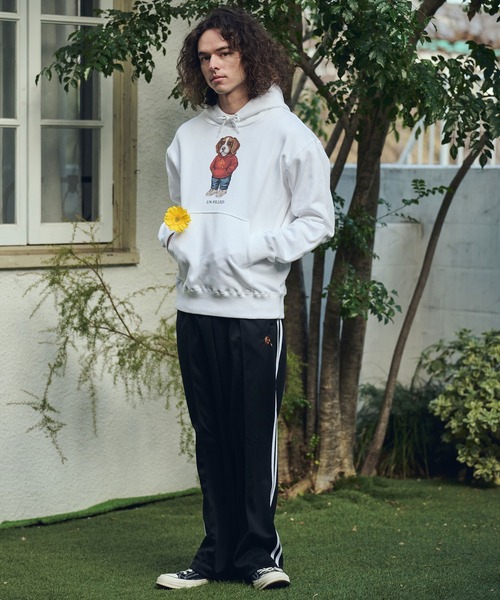UN-FILLED（アンフィルド）の「mpa4037- UF DOG HOODIE パーカー（ビーグル）(SDUF-2606BGL)（パーカー・メンズ・グレー/ホワイト・XL/L/M）」の10枚目の写真