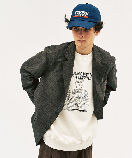 417 EDIFICE(フォーワンセブンエディフィス)の「SLAPS GRAPHIC SWEAT(スウェット・メンズ・オートミール/ベージュ/ネイビー/アイボリー・SMALL/MEDIUM/LARGE)」の10枚目の写真