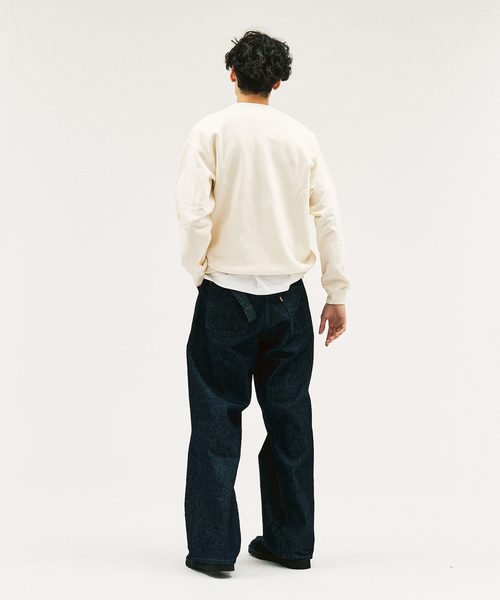 417 EDIFICE(フォーワンセブンエディフィス)の「SLAPS GRAPHIC SWEAT(スウェット・メンズ・オートミール/ベージュ/ネイビー/アイボリー・SMALL/MEDIUM/LARGE)」の17枚目の写真