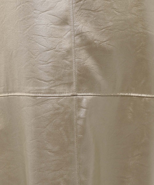 Elura（エルーラ）の「クラッシュサテンジャンスカ/137600（ジャンパースカート・レディース・カーキ/ブラック・FREE）」の15枚目の写真