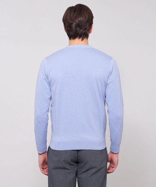 MACKINTOSH LONDON（マッキントッシュ ロンドン）の「ハイツイストコットンカーディガン（カーディガン/ボレロ・メンズ・ブルー系その他4/グレー・L/XL/M）」の8枚目の写真