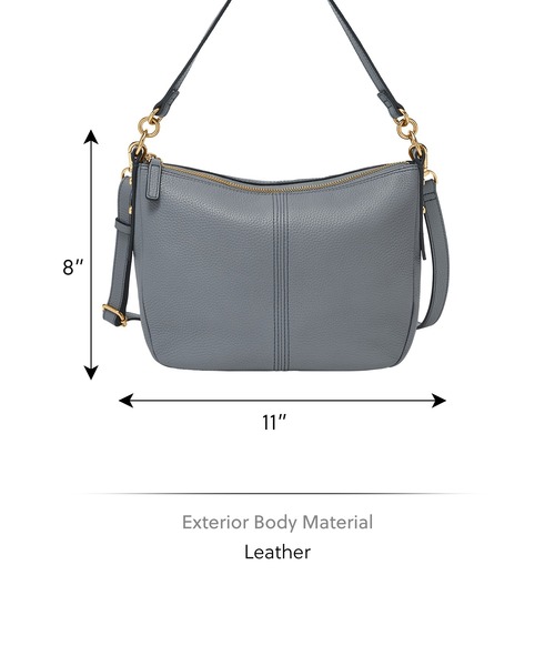 FOSSIL(フォッシル)の「フォッシル 斜めがけバッグ レディース レザー ブルー スマホ収納可 ZB7716450(ショルダーバッグ・レディース・ブルー・FREE)」の6枚目の写真