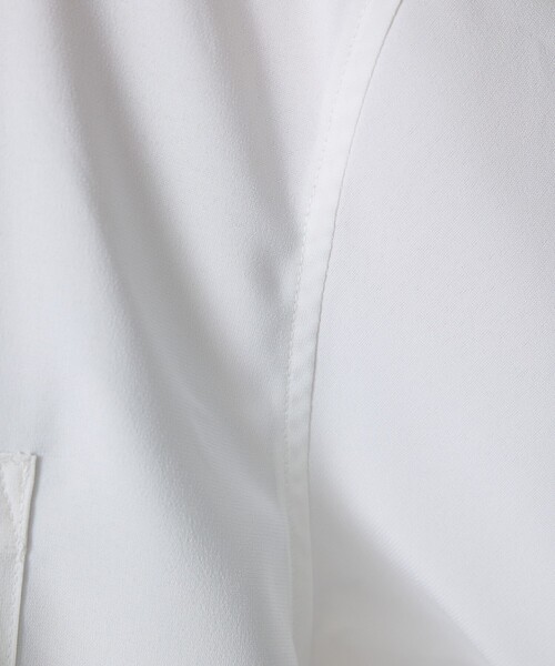FORTUNA HOMME（フォルトゥナオム）の「【FORTUNA/フォルトゥナ】ECOTECOpenCollarShirts/エコテックオープンカラーシャツ/ユニセックス/【WEB限定】（シャツ/ブラウス・メンズ・ベージュ/ホワイト/ブラック・M/L）」の21枚目の写真