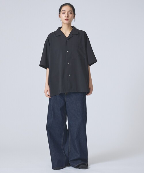 FORTUNA HOMME（フォルトゥナオム）の「【FORTUNA/フォルトゥナ】ECOTECOpenCollarShirts/エコテックオープンカラーシャツ/ユニセックス/【WEB限定】（シャツ/ブラウス・メンズ・ベージュ/ホワイト/ブラック・M/L）」の22枚目の写真