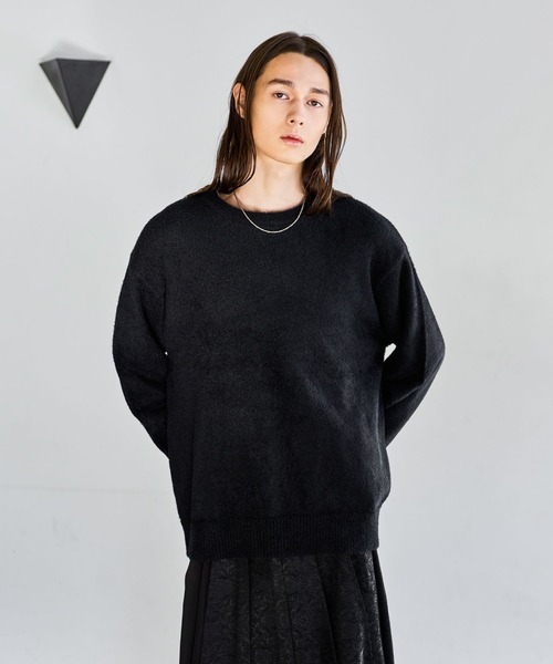 AIRYシャギーニットプルオーバー(HARE)