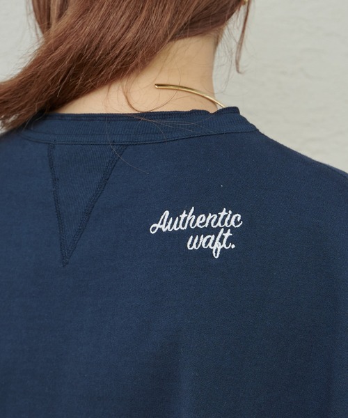 PUAL CE CIN（ピュアルセシン）の「インレイショートプルオーバー（Tシャツ/カットソー・レディース・オフホワイト/ネイビー/ベージュ・FREE）」の21枚目の写真