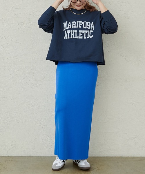 PUAL CE CIN（ピュアルセシン）の「インレイショートプルオーバー（Tシャツ/カットソー・レディース・オフホワイト/ネイビー/ベージュ・FREE）」の22枚目の写真