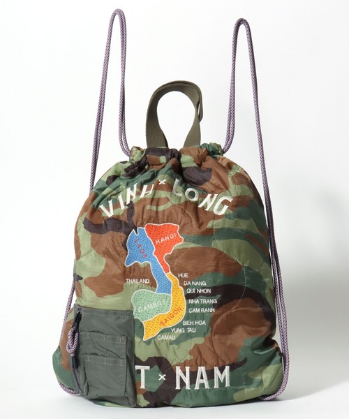 HOUSTON(ヒューストン)の「HOUSTON(ヒューストン)QUILT 2WAY BAG/キルティングナップサック(バックパック/リュック・メンズ・オリーブ系1/オリーブ系2/ブラック系1/グリーン系その他/グリーン系その他2/ブラック系2・FREE)」の19枚目の写真
