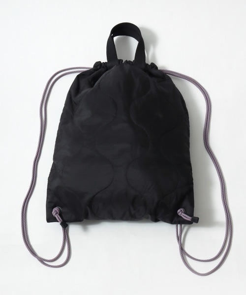 HOUSTON(ヒューストン)の「HOUSTON(ヒューストン)QUILT 2WAY BAG/キルティングナップサック(バックパック/リュック・メンズ・オリーブ系1/オリーブ系2/ブラック系1/グリーン系その他/グリーン系その他2/ブラック系2・FREE)」の13枚目の写真
