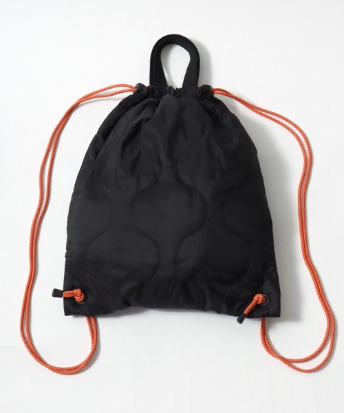 HOUSTON(ヒューストン)の「HOUSTON(ヒューストン)QUILT 2WAY BAG/キルティングナップサック(バックパック/リュック・メンズ・オリーブ系1/オリーブ系2/ブラック系1/グリーン系その他/グリーン系その他2/ブラック系2・FREE)」の9枚目の写真