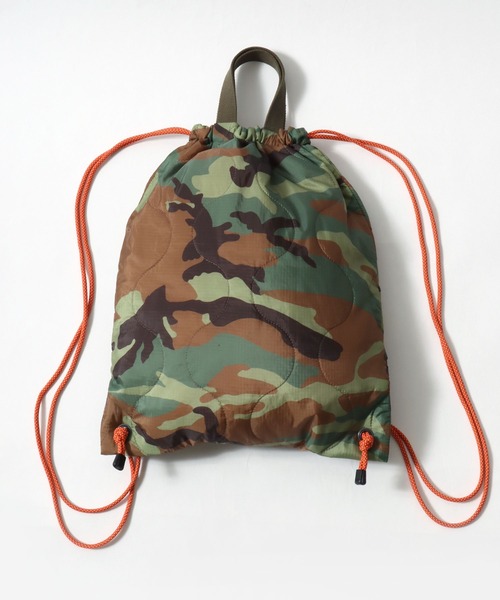 HOUSTON(ヒューストン)の「HOUSTON(ヒューストン)QUILT 2WAY BAG/キルティングナップサック(バックパック/リュック・メンズ・オリーブ系1/オリーブ系2/ブラック系1/グリーン系その他/グリーン系その他2/ブラック系2・FREE)」の17枚目の写真