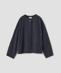 JOHN SMEDLEY（ジョンスメドレー）の「コットンギャバジン ノーカラーショートブルゾン（ブルゾン）」