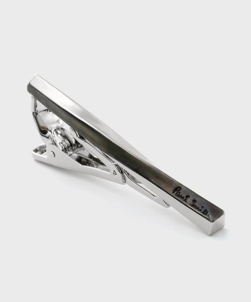 Paul Smith(ポールスミス)の「ブラック ツイストコンビ タイバー【160907 250B】(ネクタイピン・メンズ・ブラック・FREE)」の2枚目の写真