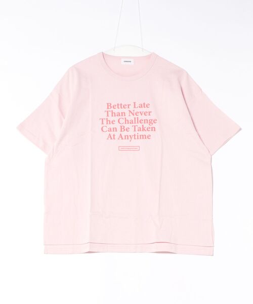 GENERATOR(ジェネレーター)の「ジェネレーター Better Tシャツ(Tシャツ/カットソー・レディース・ピンク/チャコールグレー/ベージュ系その他・F)」の2枚目の写真