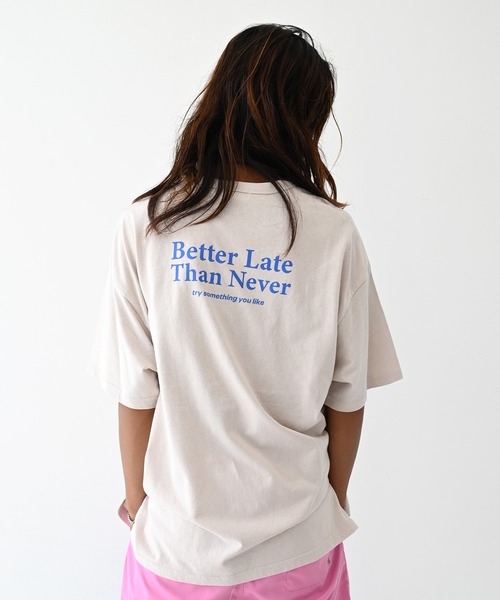 GENERATOR(ジェネレーター)の「ジェネレーター Better Tシャツ(Tシャツ/カットソー・レディース・ピンク/チャコールグレー/ベージュ系その他・F)」の5枚目の写真