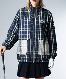 セール】【ADABAT NAVY】UVカット ポンチトラックジャージ（ブルゾン