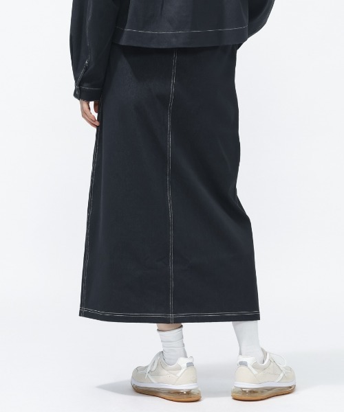 PUMA(プーマ)の「プーマ PUMA ESS ELEVATED デニムライク スカート(デニムスカート・レディース・ネイビー/ブラック・S/M/L/XL)」の19枚目の写真