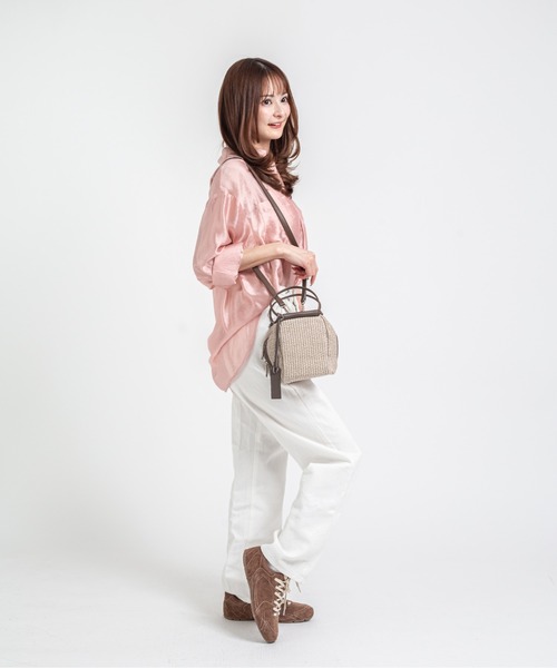 marco masi（マルコマージ）の「【MARCO MASI/マルコマージ】ハンドバッグ　ショルダーバッグ　キューブバッグ（ショルダーバッグ・レディース・ブラック/グレイッシュベージュ/シルバー/ブラック×ブラック/ゴールド/ベージュ×ブラック/ベージュ・FREE）」の22枚目の写真