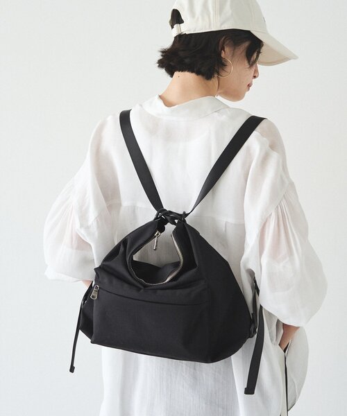 russet(ラシット)の「コーデュラナイロン2WAYリュックサック(バックパック/リュック・レディース・ブラック/グレー系その他・FREE)」の15枚目の写真