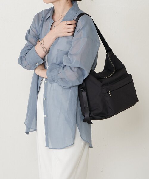 russet(ラシット)の「コーデュラナイロン2WAYリュックサック(バックパック/リュック・レディース・ブラック/グレー系その他・FREE)」の18枚目の写真