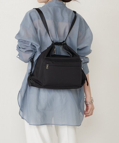 russet(ラシット)の「コーデュラナイロン2WAYリュックサック(バックパック/リュック・レディース・ブラック/グレー系その他・FREE)」の20枚目の写真