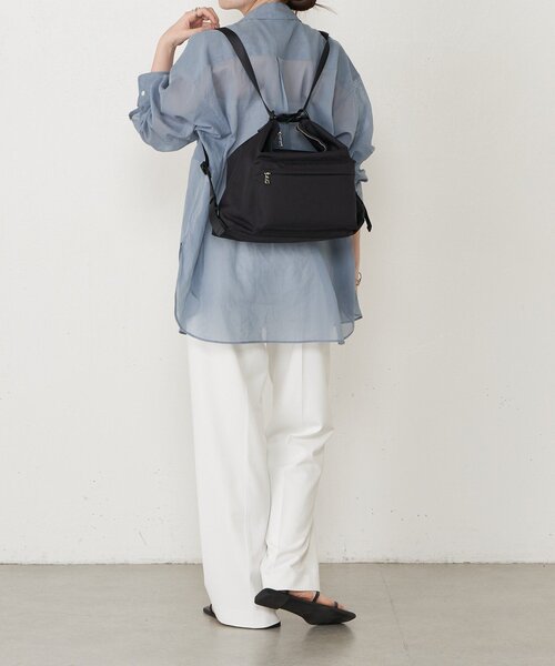 russet(ラシット)の「コーデュラナイロン2WAYリュックサック(バックパック/リュック・レディース・ブラック/グレー系その他・FREE)」の21枚目の写真