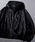 SITRY�i�V�g���[�j�́uFake Leather Zip Hoodie/�I�[�o�[�T�C�Y �t�F�C�N���U�[ �X�^�[ �t�����[ �����|�C���g�h�J �h���[�R�[�h �_�u���W�b�v �t���W�b�v�p�[�J�[ �t�[�f�B�[ �p�[�J�[�i�p�[�J�[�j�v�b�u���b�N