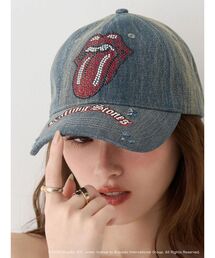 EVRIS（エヴリス）の「【ザ・ローリング・ストーンズ】ラインストーンCAP（キャップ）」