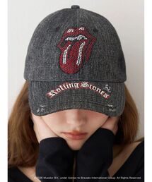 EVRIS（エヴリス）の「【ザ・ローリング・ストーンズ】ラインストーンCAP（キャップ）」