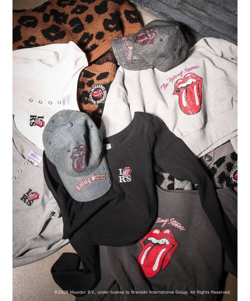 EVRIS（エヴリス）の「【ザ・ローリング・ストーンズ】ラインストーンCAP（キャップ・レディース・ブラック/ブルー・FREE）」の9枚目の写真