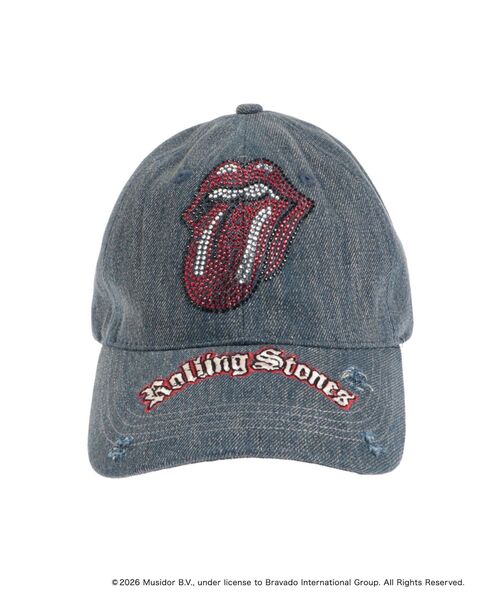 EVRIS（エヴリス）の「【ザ・ローリング・ストーンズ】ラインストーンCAP（キャップ・レディース・ブラック/ブルー・FREE）」の10枚目の写真