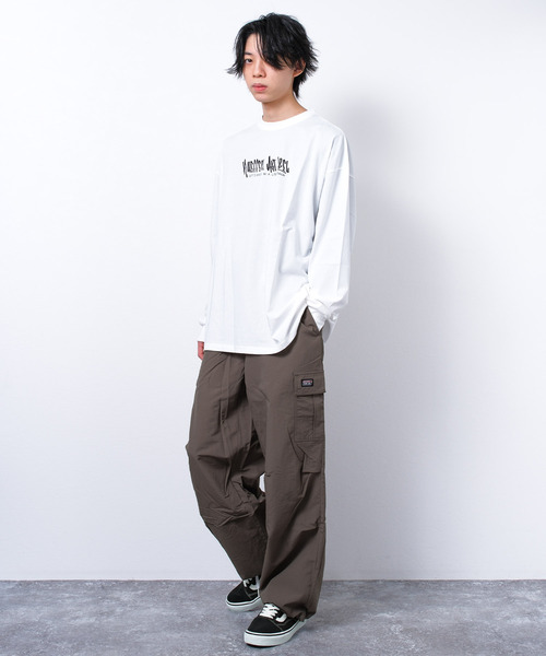 RAT EFFECT(ラットエフェクト)の「ナイロンワイドカーゴパンツ(カーゴパンツ・キッズ・ダークグレー/ブラック/カーキ/ベージュ・170/140/130/160/150)」の7枚目の写真