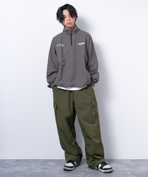 RAT EFFECT(ラットエフェクト)の「ナイロンワイドカーゴパンツ(カーゴパンツ・キッズ・ダークグレー/ブラック/カーキ/ベージュ・170/140/130/160/150)」の13枚目の写真