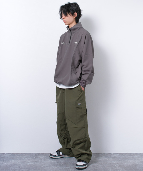 RAT EFFECT(ラットエフェクト)の「ナイロンワイドカーゴパンツ(カーゴパンツ・キッズ・ダークグレー/ブラック/カーキ/ベージュ・170/140/130/160/150)」の14枚目の写真