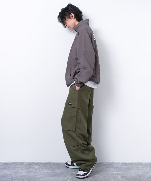 RAT EFFECT(ラットエフェクト)の「ナイロンワイドカーゴパンツ(カーゴパンツ・キッズ・ダークグレー/ブラック/カーキ/ベージュ・170/140/130/160/150)」の15枚目の写真