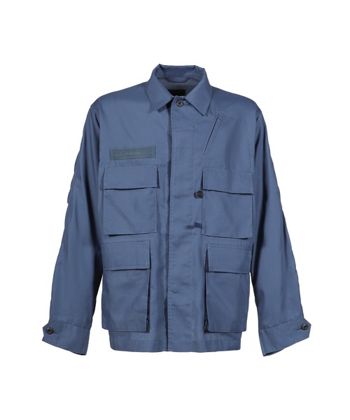 DAIWA PIER39(ダイワピア39)の「TECH MULTI FISHING POCKET MIL BDU SHIRT L/S(シャツ/ブラウス・メンズ・ブラック×グレー/ブルー・X-LARGE/LARGE)」の1枚目の写真