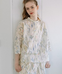 POU DOU DOU | ダンシングフラワードルマンブラウス(シャツ/ブラウス)