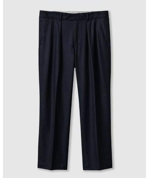 WAIPER.inc(ワイパーインク)の「WIVID Inside 2Tuck Pants(スラックス・メンズ・ネイビー/グレー・32/34/36)」の2枚目の写真