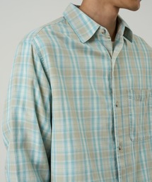 CHECKERED OMBRE SHIRT / チェッカードオンブレシャツ Gramicci グラミチ