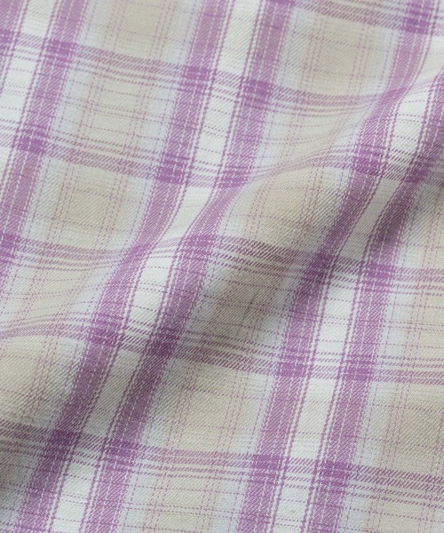 Gramicci（グラミチ）の「CHECKERED OMBRE SHIRT / チェッカードオンブレシャツ Gramicci グラミチ（シャツ/ブラウス・メンズ・ブルー/パープル/マスタード・S/M/L/XL/XXL）」の13枚目の写真