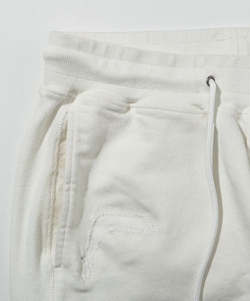 1PIU1UGUALE3  RELAX （ウノピゥウノウグァーレトレ リラックス）の「1PIU1UGUALE3 RELAX(ウノピゥウノウグァーレトレ リラックス)ダメージジョグデニムジョガーパンツ（デニムパンツ・メンズ・ブラック/ホワイト・S/M/L/XL/XXL）」の11枚目の写真