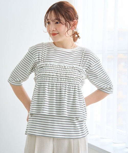 coen（コーエン）の「【セットアイテム】マルチウェイビスチェリブカットソーセット（Tシャツ/カットソー・レディース・ダークグレー/コバルトブルー/その他1・M/L）」の6枚目の写真